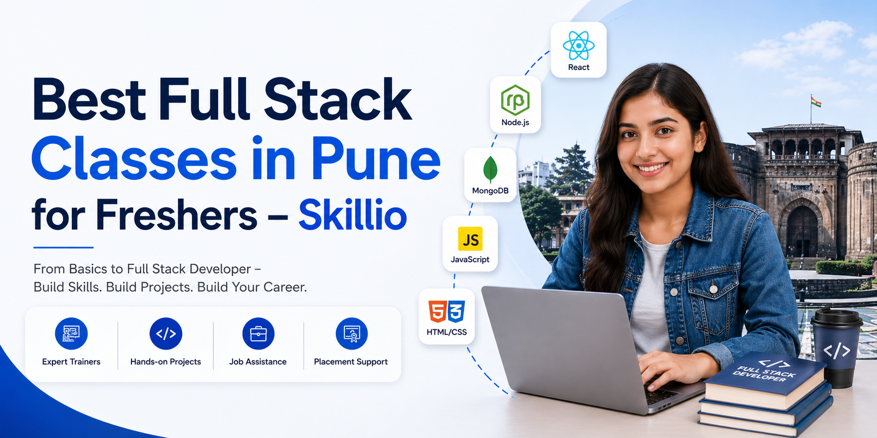 Best Full Stack Classes in Pune for Freshers – Skillio